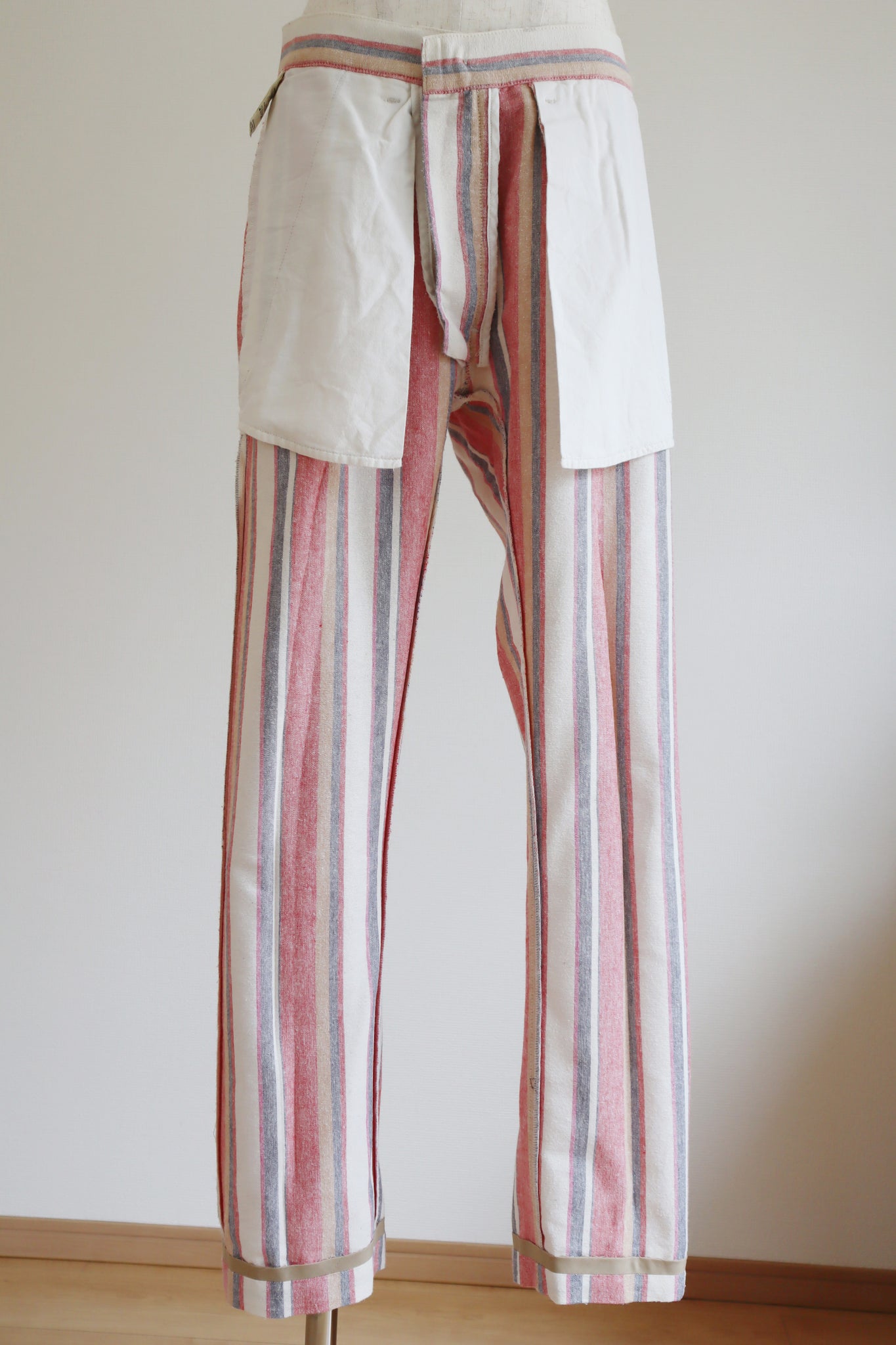 Vintage Stripe Cotton Pants