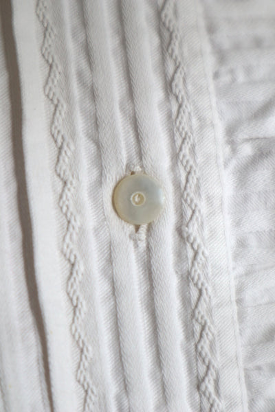 1910s French Hand-Finished Cotton Blouse