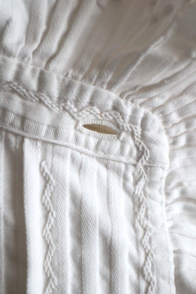 1910s French Hand-Finished Cotton Blouse