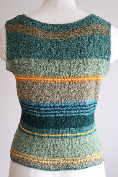 80s Hand Knit Tank Top