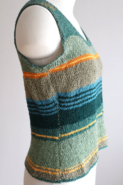 80s Hand Knit Tank Top