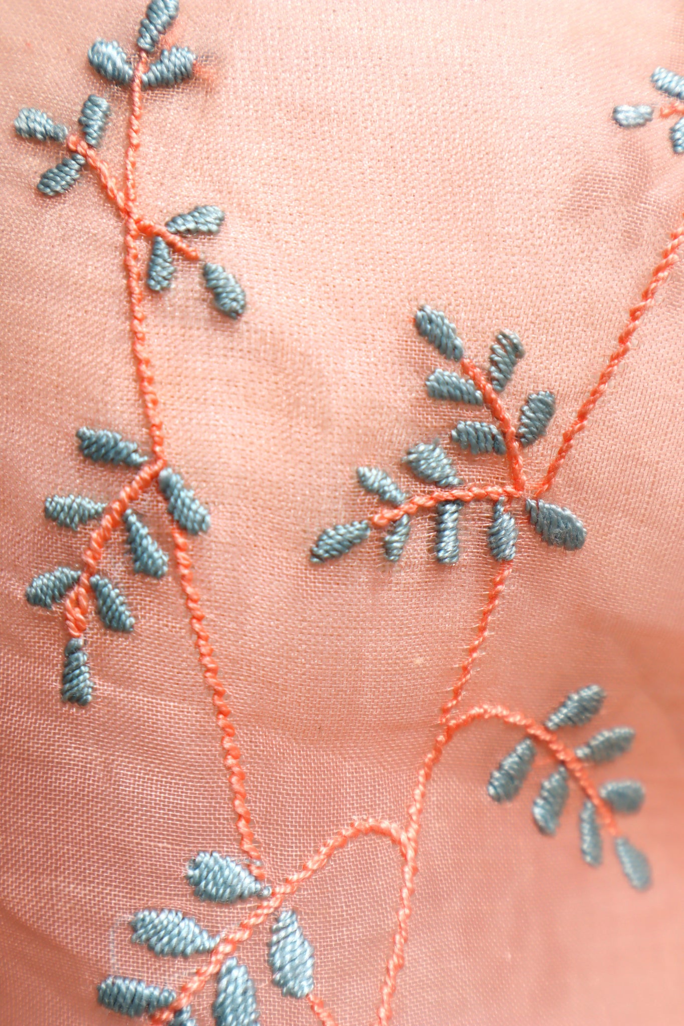 1930s~1940s Organza Blouse & Skirt