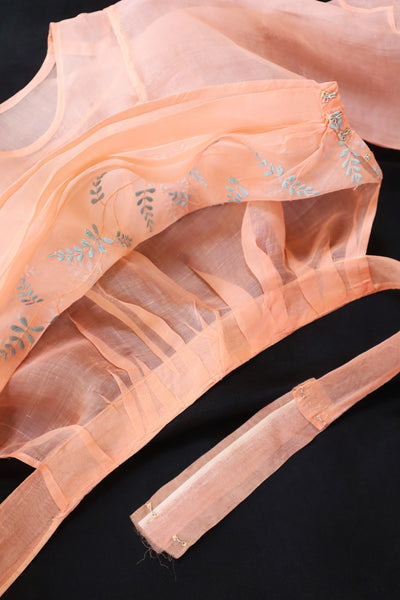 1930s~1940s Organza Blouse & Skirt