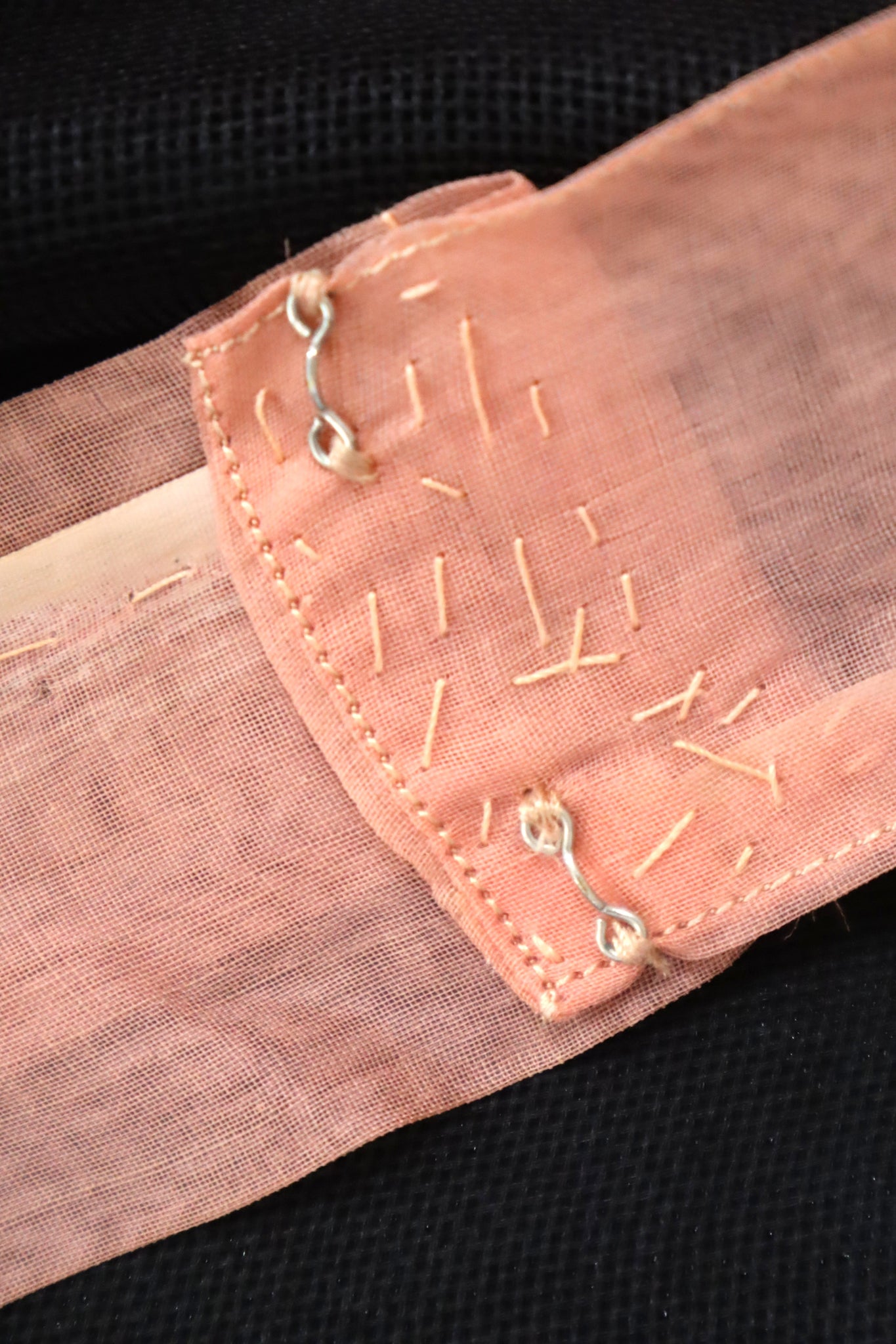 1930s~1940s Organza Blouse & Skirt