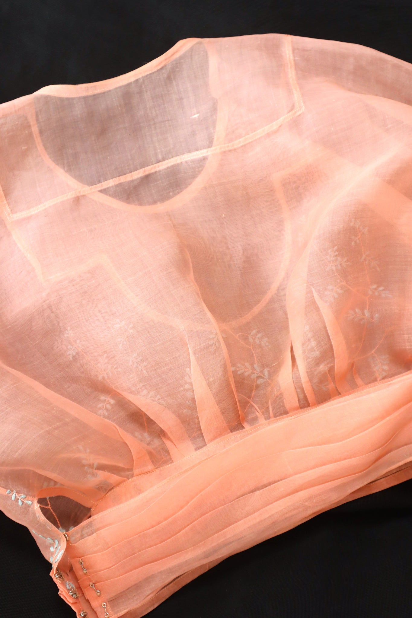 1930s~1940s Organza Blouse & Skirt