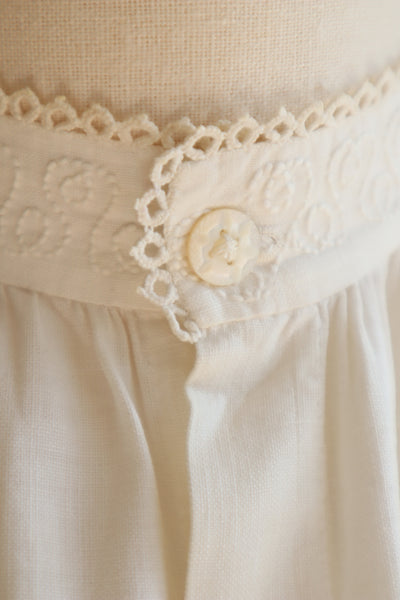 Late 1800s All Hand Sewn Cotton Blouse