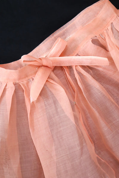 1930s~1940s Organza Blouse & Skirt
