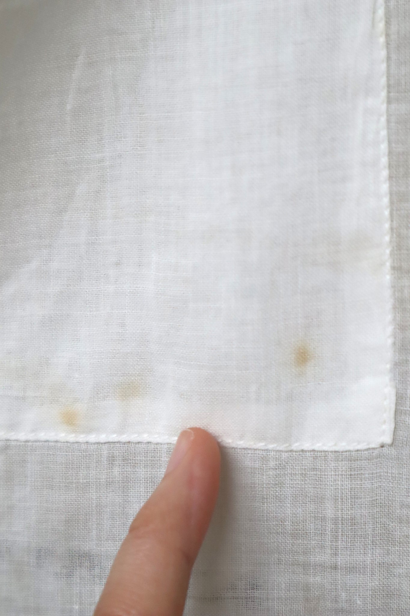 1910s–1920s American Medical Linen Work Dress