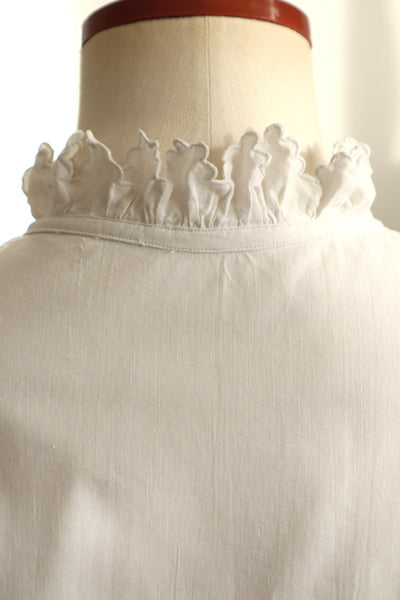 Early 20th Century French Monogram TF Cotton Blouse