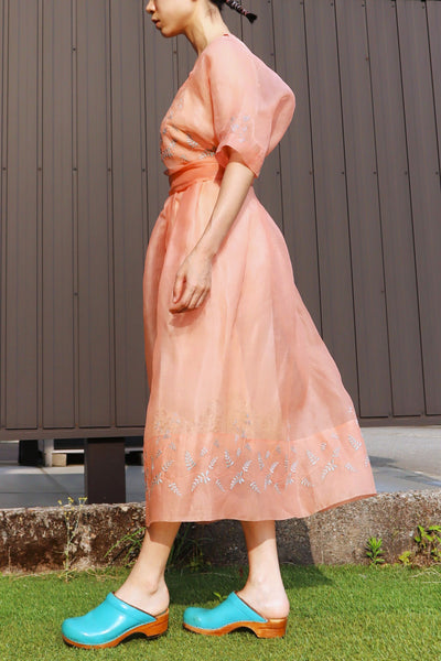 1930s~1940s Organza Blouse & Skirt