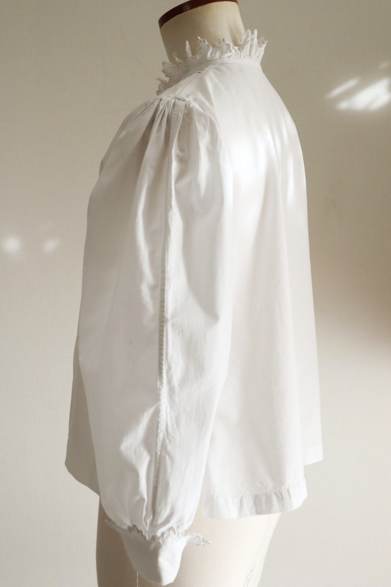 Early 20th Century French Monogram DF Cotton Blouse