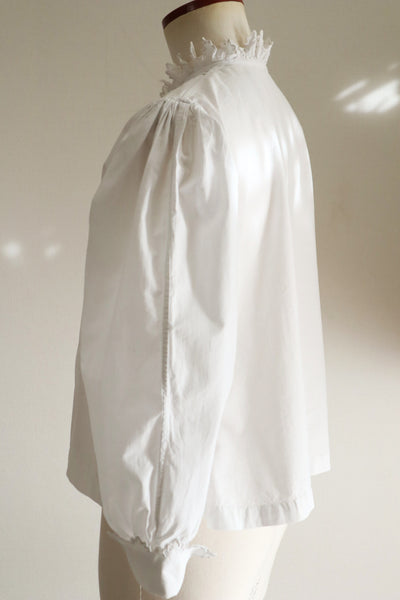 Early 20th Century French Monogram DF Cotton Blouse