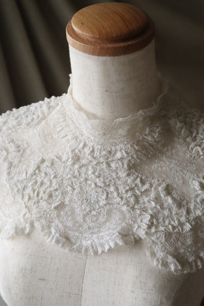 1910s Fluffy Lace Small Collar