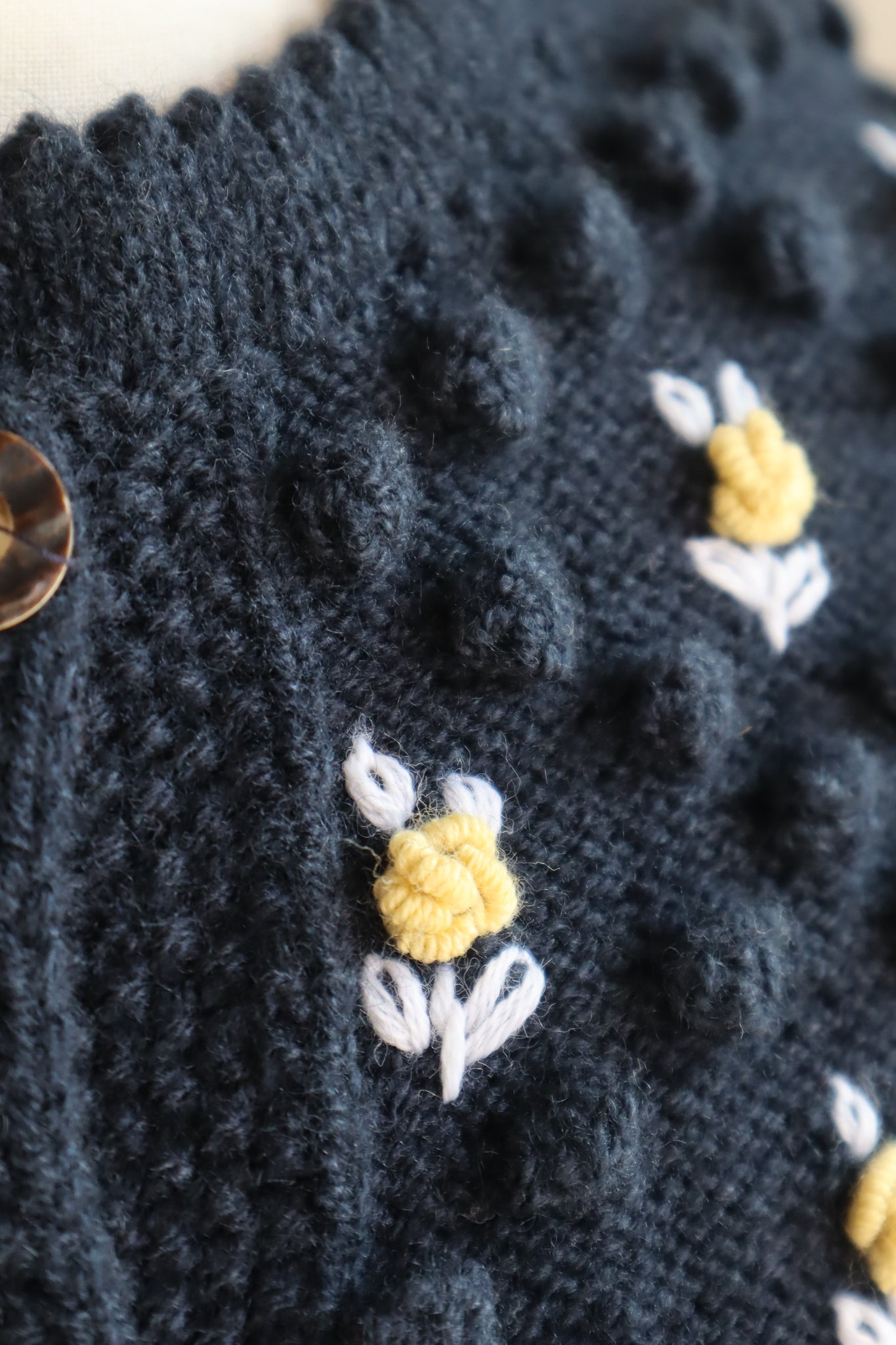80s Navy Austrian Cardigan