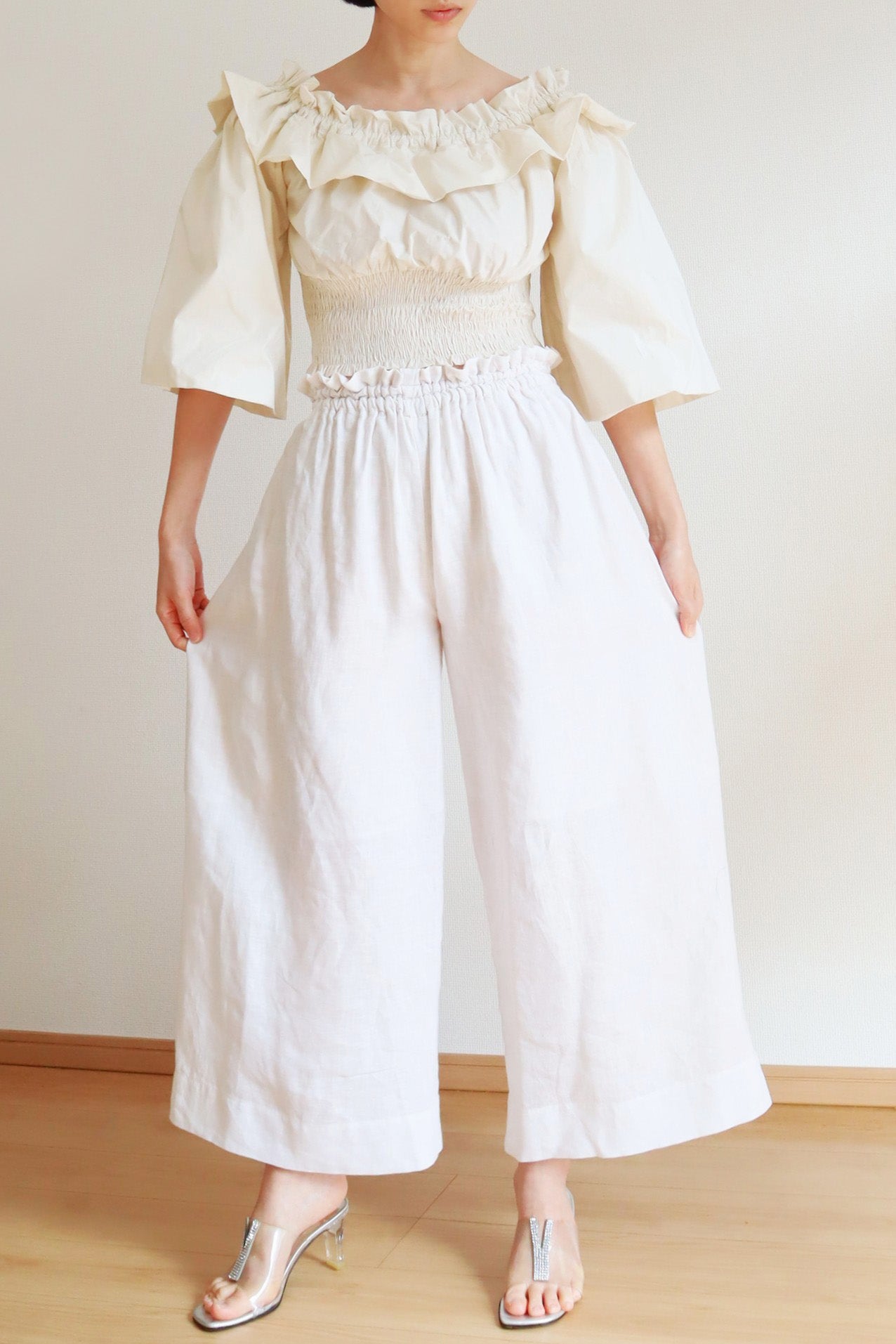 Handmade Vintage Lithuanian Linen Pants