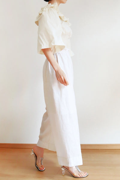 Handmade Vintage Lithuanian Linen Pants