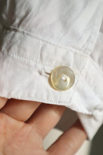 Early 20th Century French Monogram DF Cotton Blouse