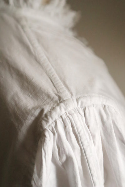 Early 20th Century French Monogram DF Cotton Blouse