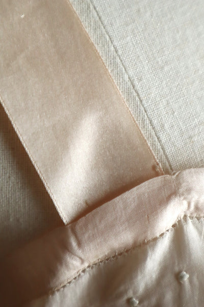 1900s French Handworked Silk Corset Cover