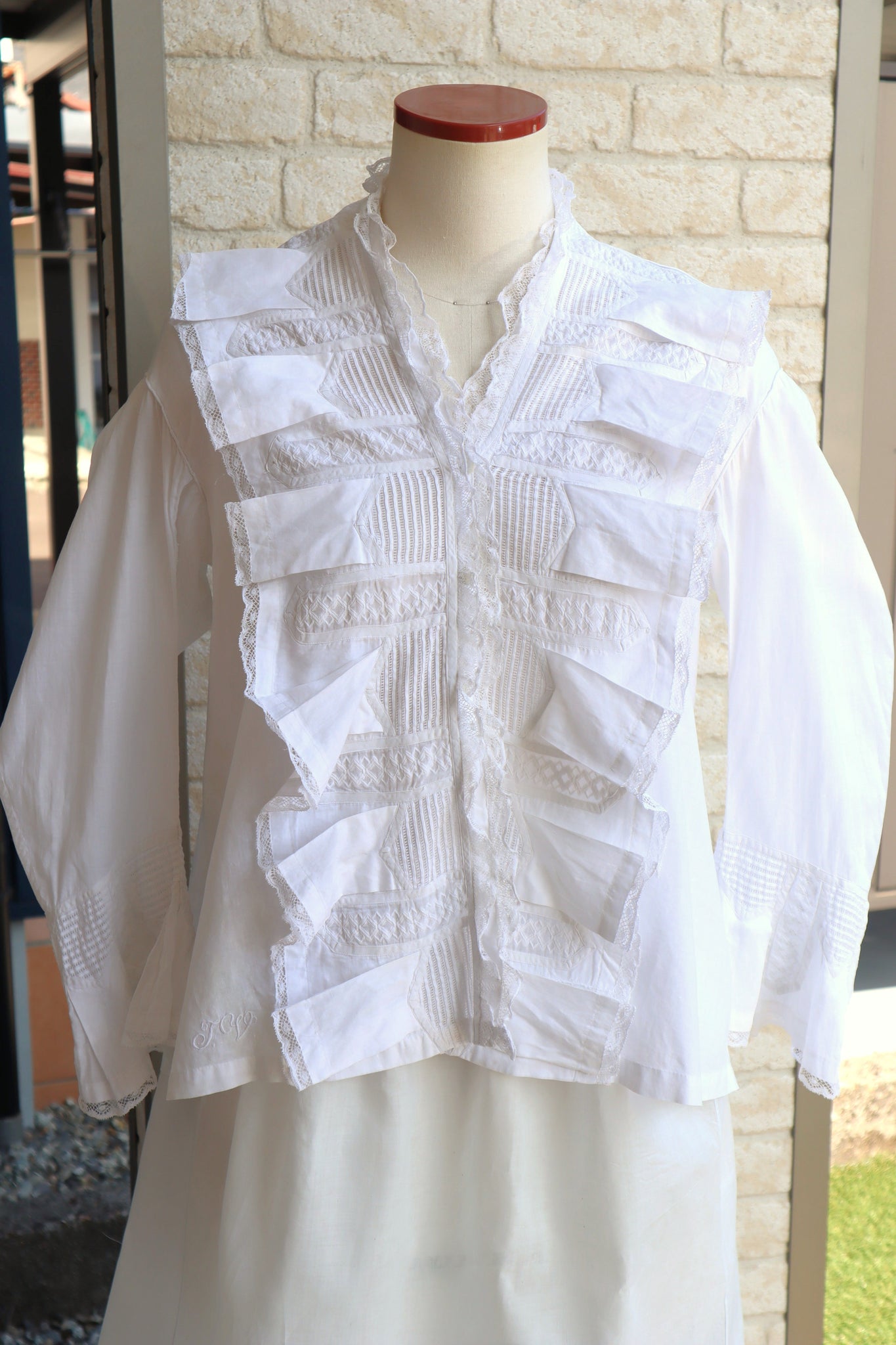 1860s~1880s Cotton Blouse