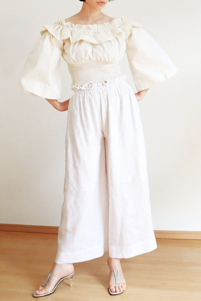Handmade Vintage Lithuanian Linen Pants