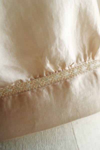 1900s French Handworked Silk Corset Cover