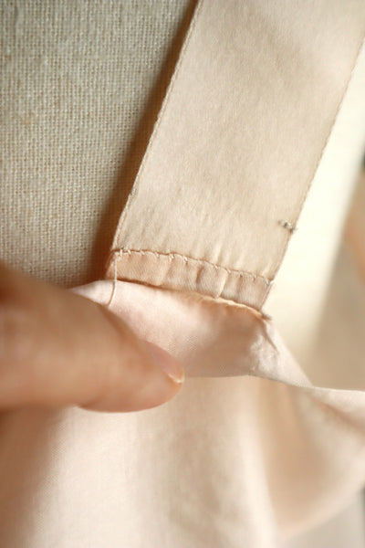 1900s French Handworked Silk Corset Cover