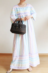 70s Pastel Cotton Dress