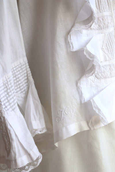 1860s~1880s Cotton Blouse
