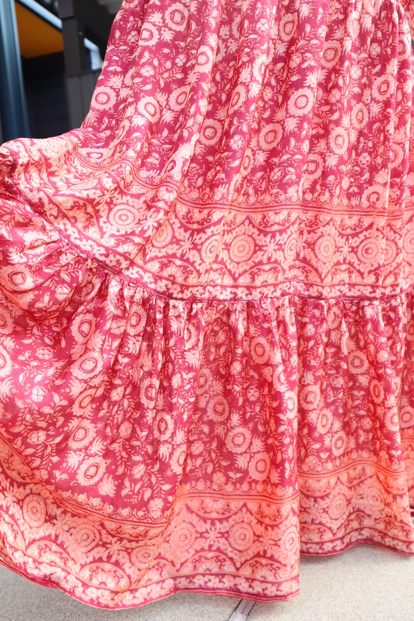 70s Indian Silk Dress