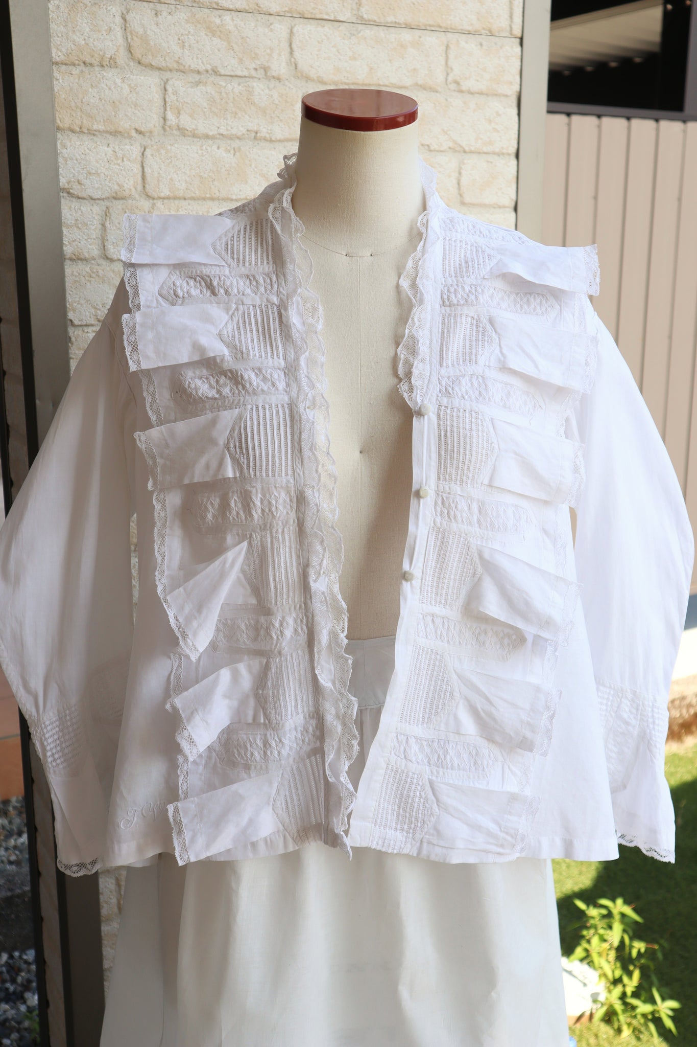 1860s~1880s Cotton Blouse