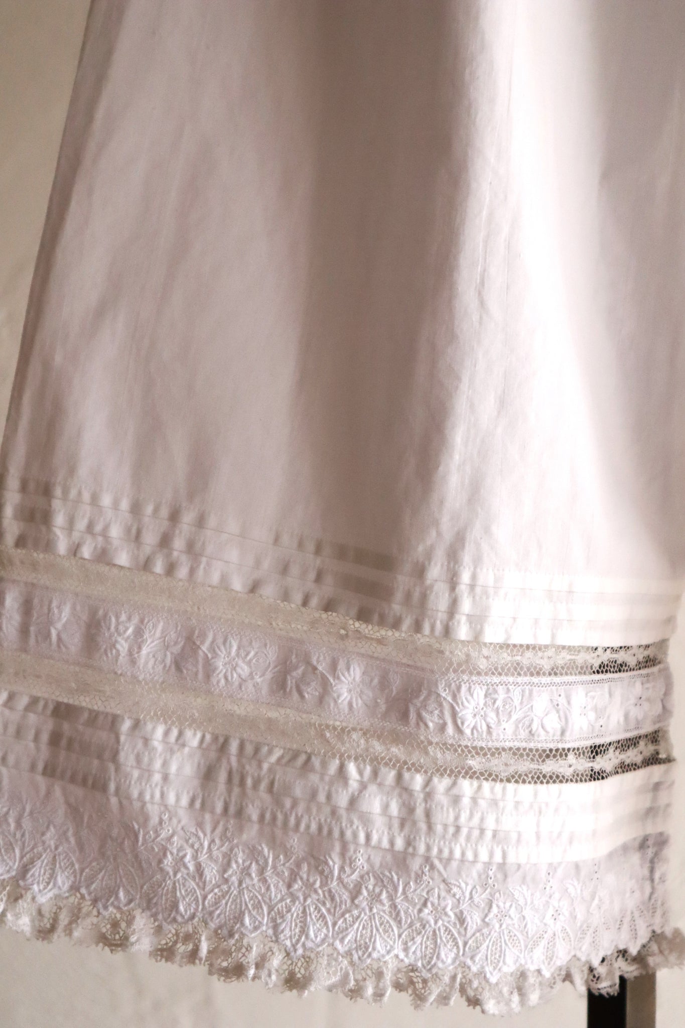 1880s–1890s French All Hand-Sewn Drawers