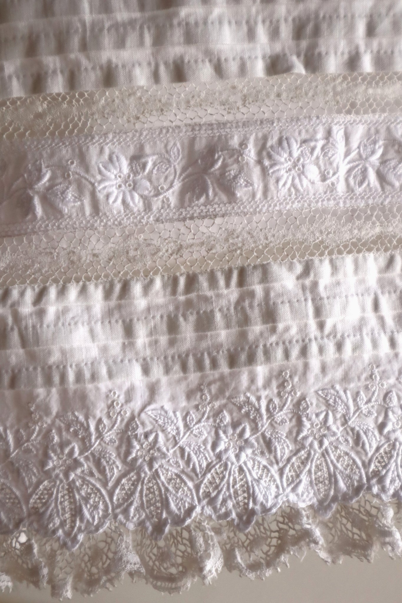 1880s–1890s French All Hand-Sewn Drawers
