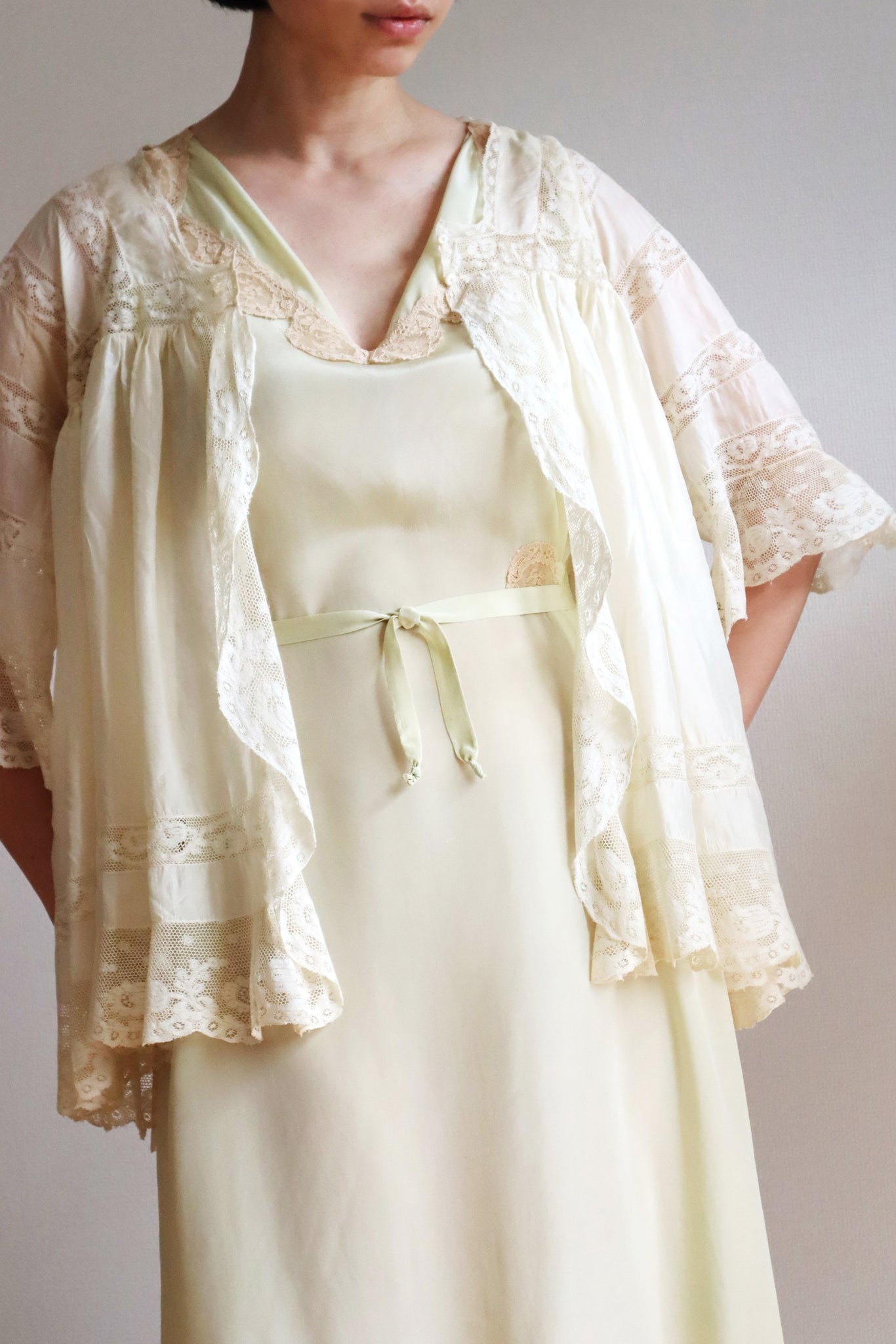 1900s Silk Bed Jacket