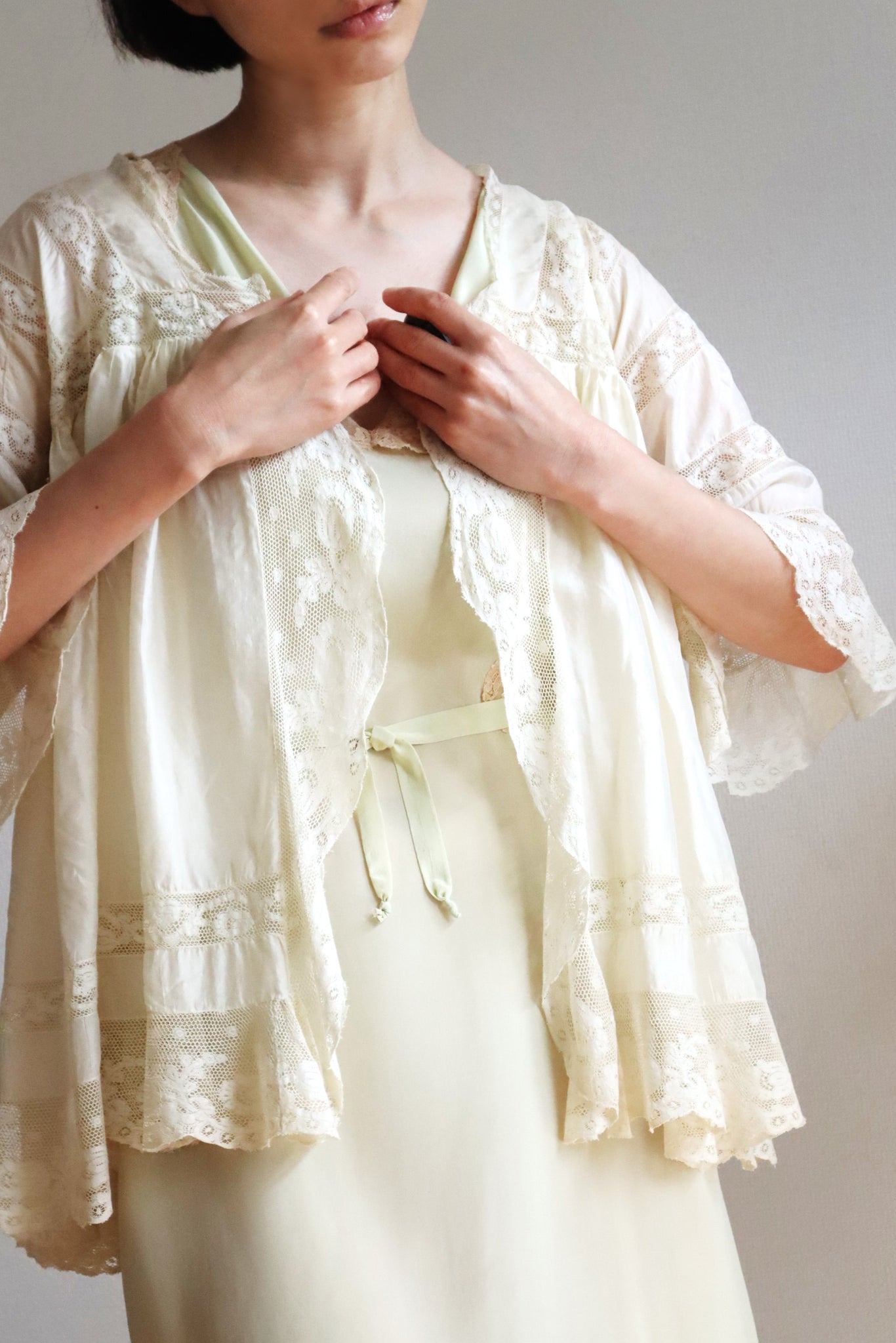 1900s Silk Bed Jacket