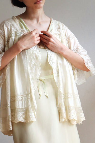 1900s Silk Bed Jacket