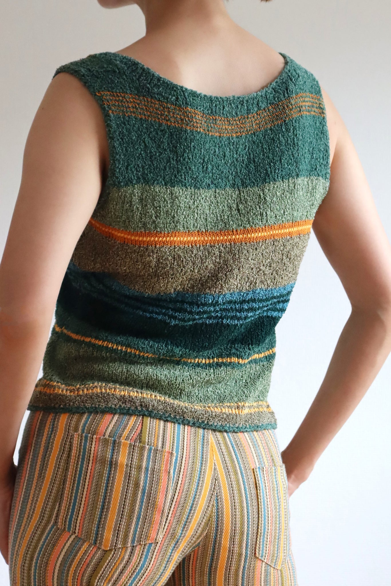 80s Hand Knit Tank Top