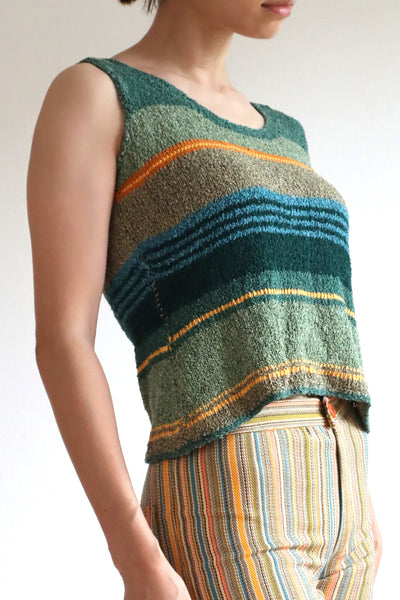 80s Hand Knit Tank Top