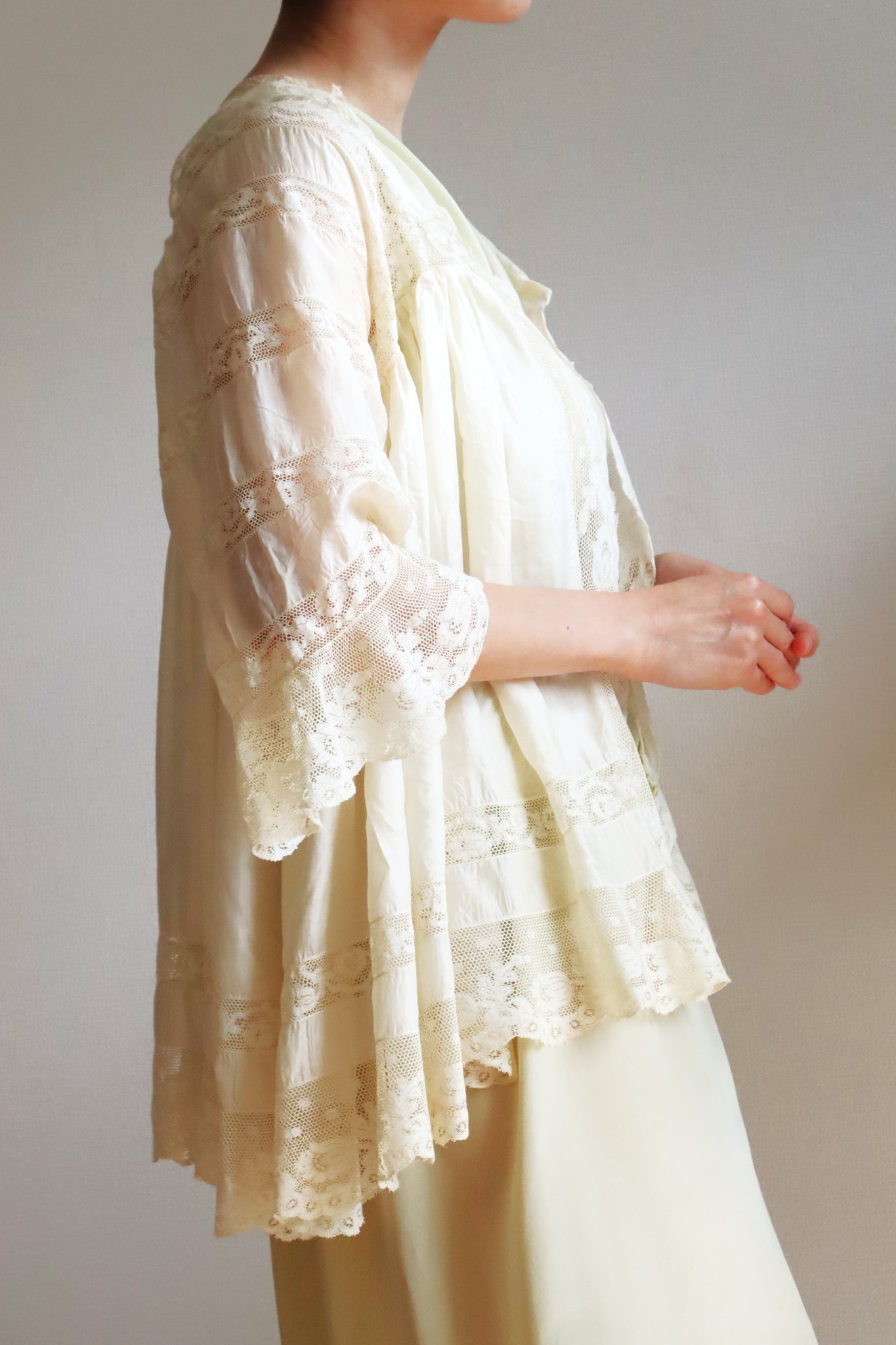 1900s Silk Bed Jacket