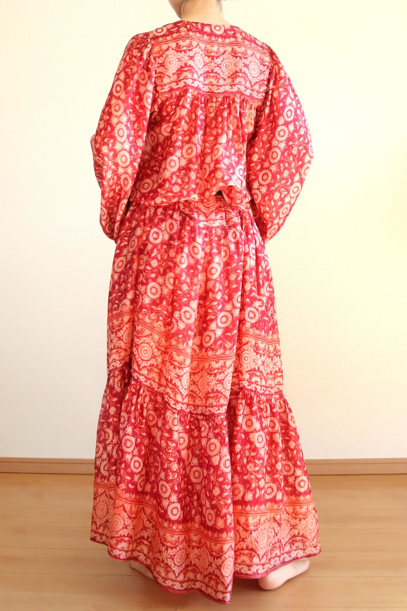 70s Indian Silk Dress