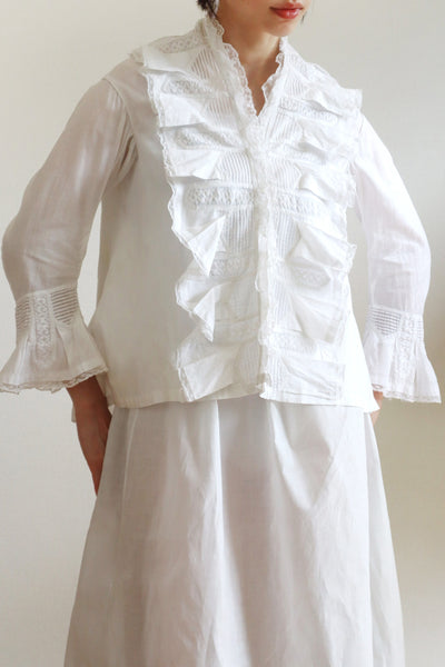 1860s~1880s Cotton Blouse