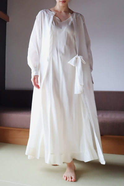 1910s–1920s American Medical Linen Work Dress