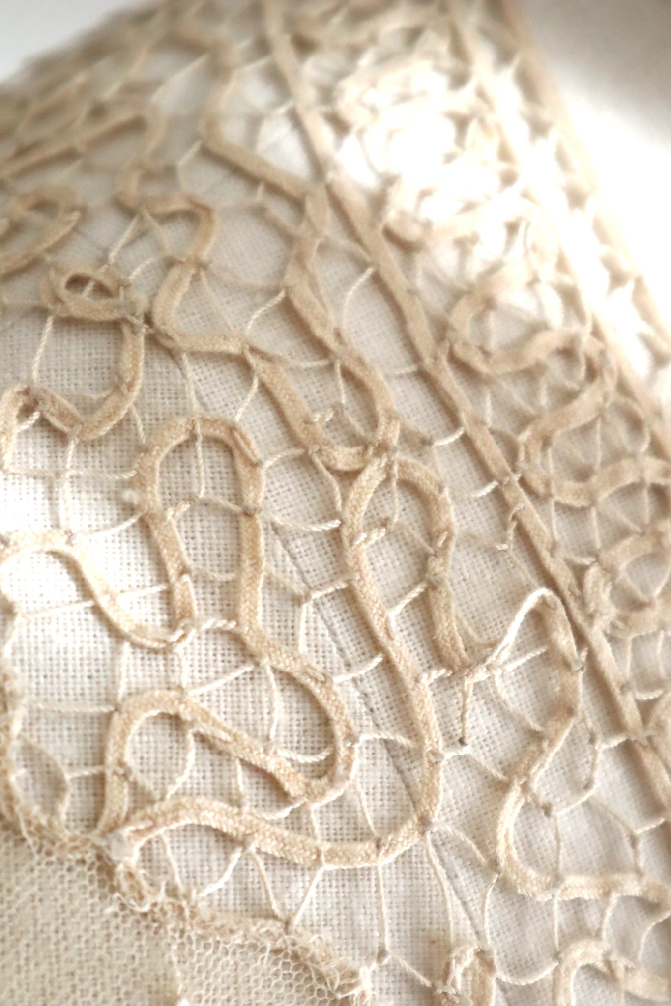 19th Century Limerick Lace Berthe Collar