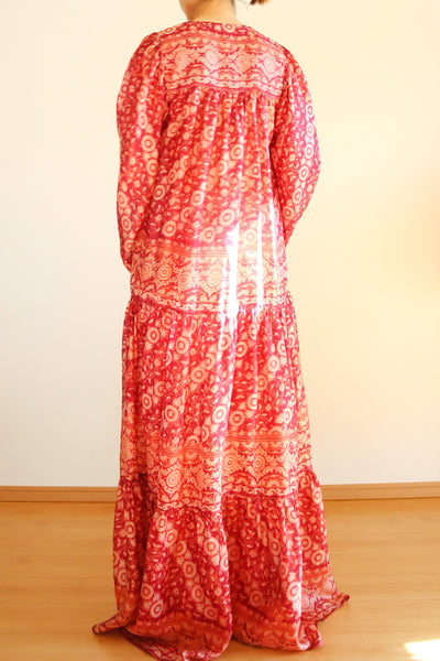 70s Indian Silk Dress