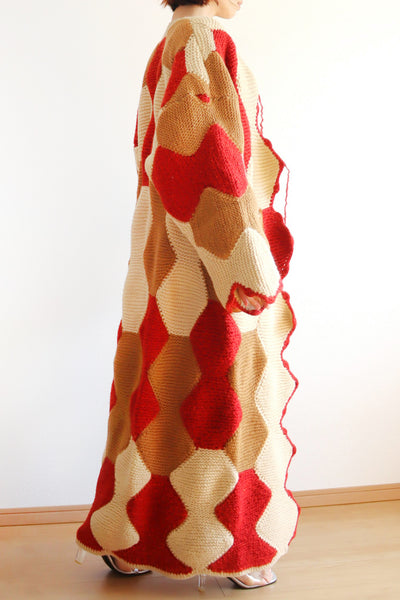 70s Patchwork Blanket Gown