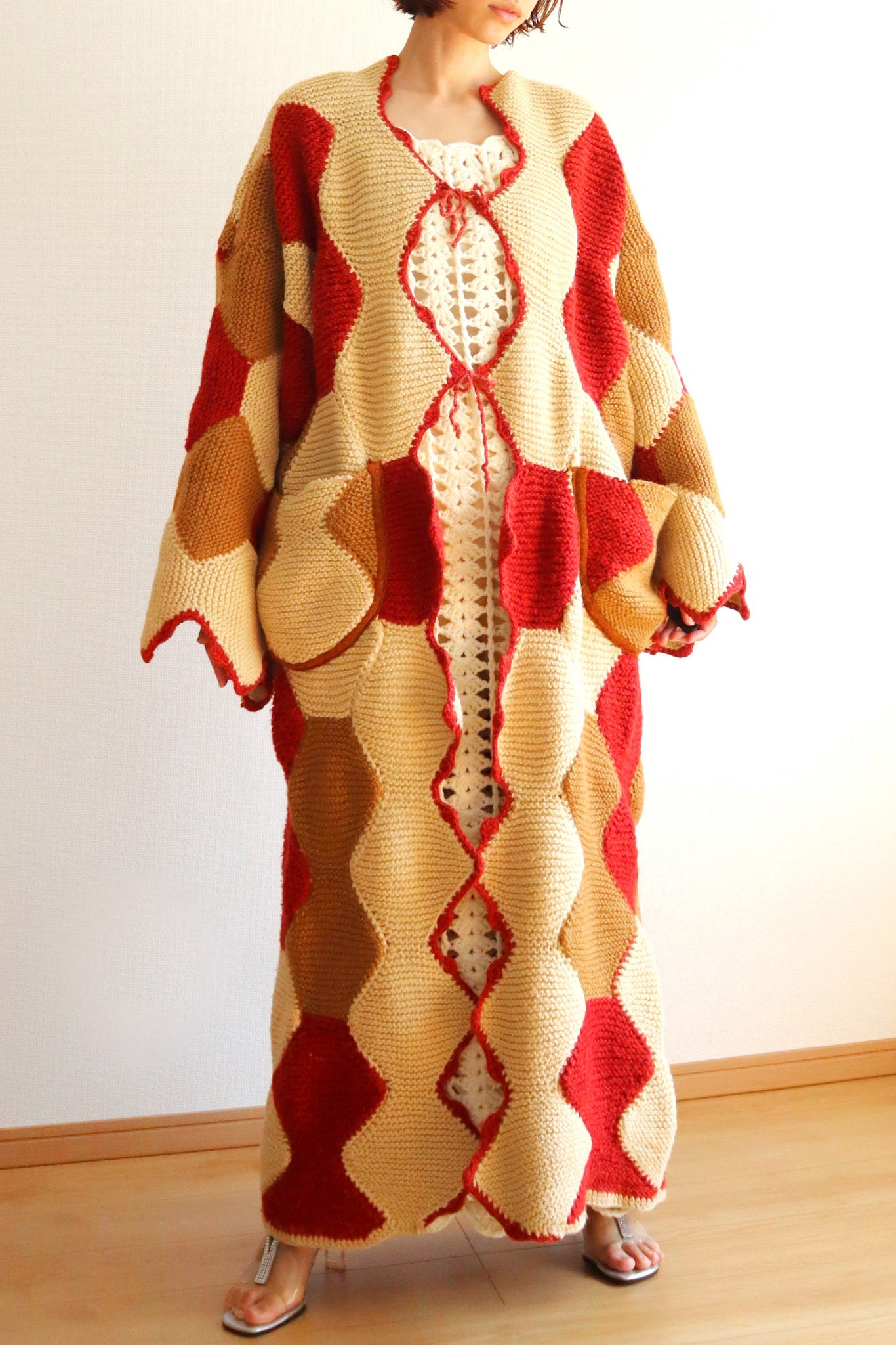 70s Patchwork Blanket Gown