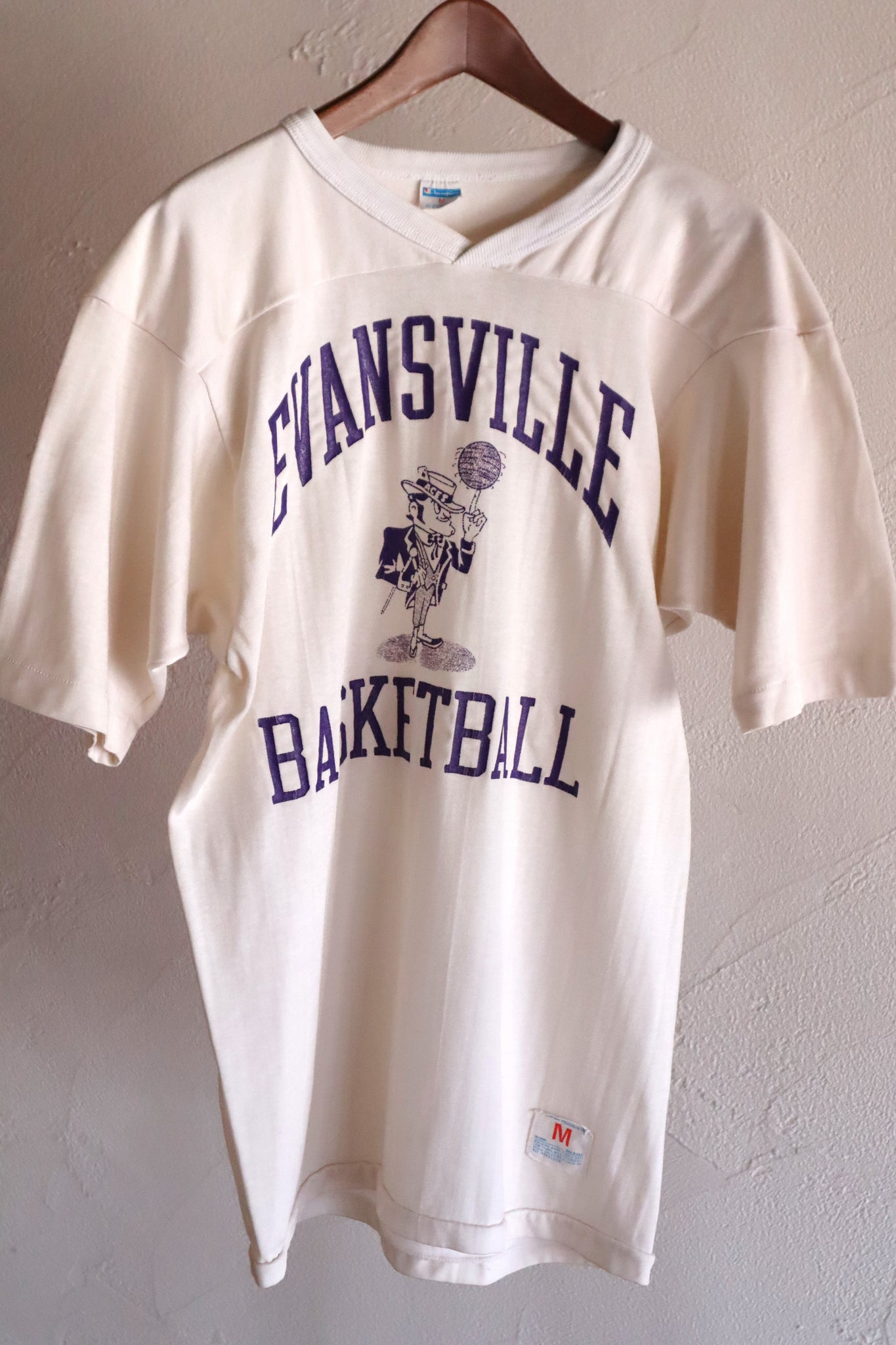 1970s Champion “EVANSVILLE BASKETBALL” Athletic Jersey Tee