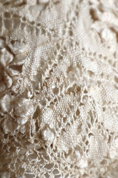19th Century Silk Maltese Lace Collar