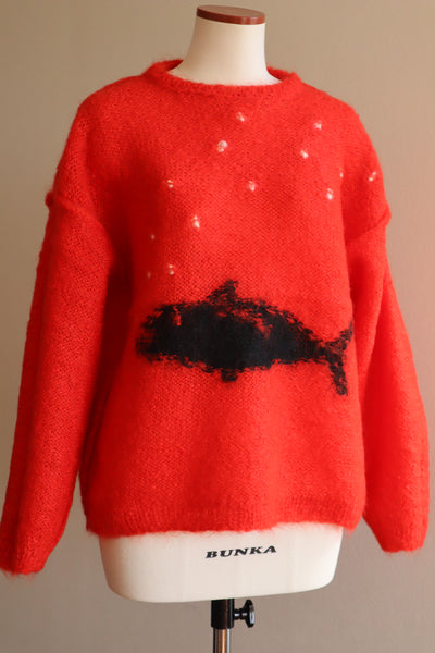 🐟Hand Knit Mohair Sweater