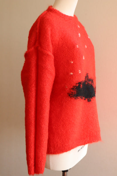 🐟Hand Knit Mohair Sweater
